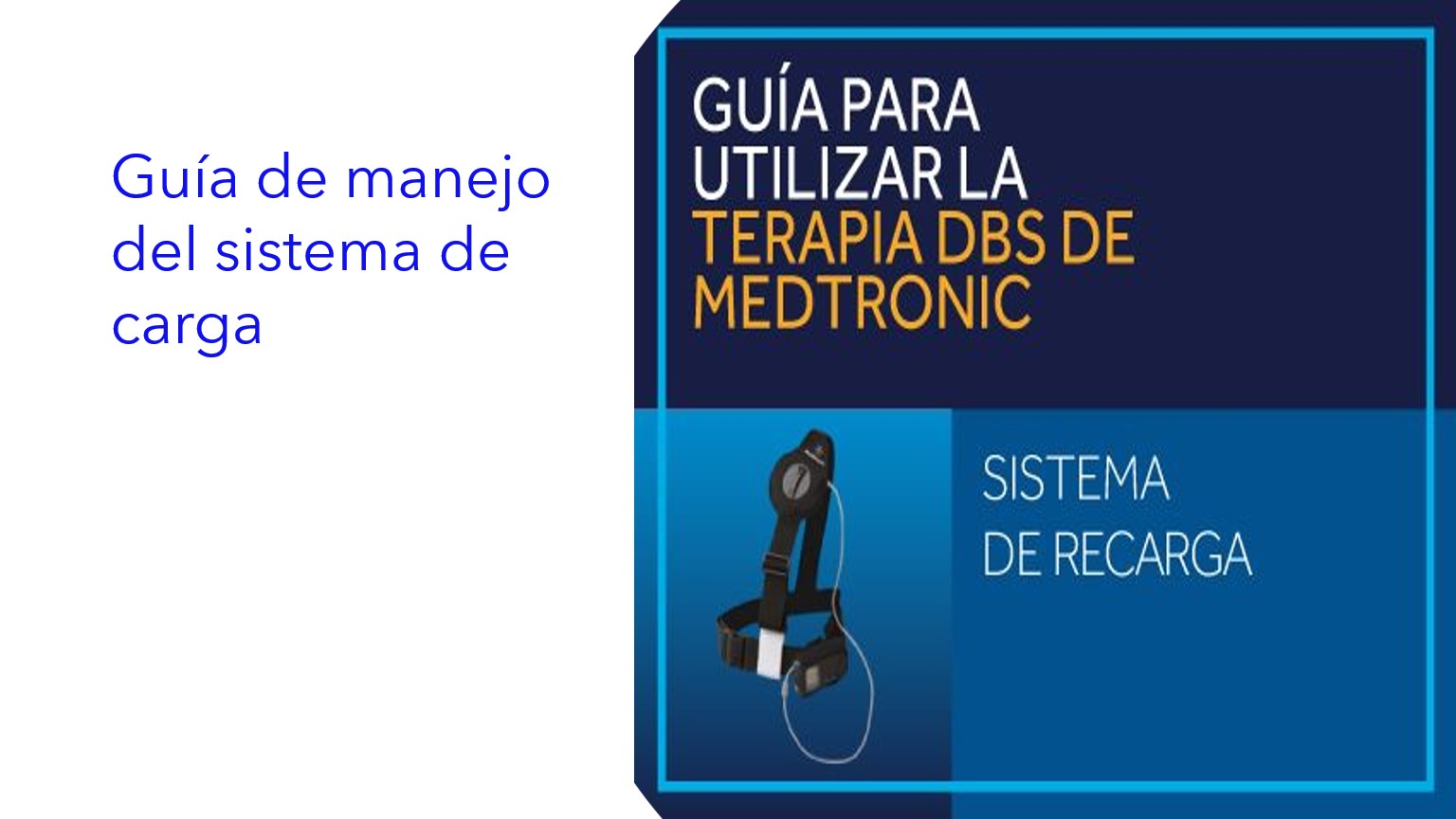 Guía de manejo del sistema de carga | Guia de operação do sistema de carregamento | Charging System Operation Guide